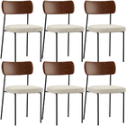 Kit 06 Cadeiras Para Sala De Jantar Melina L02 Couríssimo Mar
