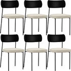 Kit 06 Cadeiras Para Sala De Jantar Melina L02 Couríssimo Pre
