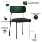 Kit 06 Cadeiras Para Sala De Jantar Melina L02 Facto Verde Mu