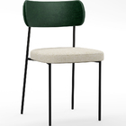 Kit 06 Cadeiras Para Sala De Jantar Melina L02 Facto Verde Mu