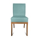 Kit 06 Cadeiras Para Sala De Jantar Paris Pés Palito Suede Az