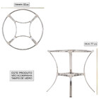 Kit 06 Cadeiras Tóquio De Área Em Alumínio E Fibra Sintética