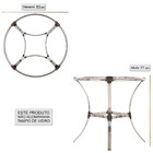 Kit 06 Cadeiras Tóquio De Área Em Alumínio E Fibra Sintética