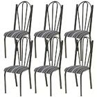 Kit 06 Cadeiras Tubular 021 Assento