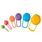 Kit 06 Medidores De Cozinha Encaixáveis Xícara Colher Copo