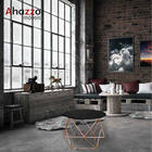 Kit 06 Mesa De Centro Lol Industrial Pé Ferro Bronze Tampo Ma