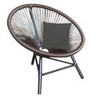 Kit 06 Poltrona Cadeira Corino Cinza