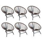 Kit 06 Poltrona Cadeira Suede Branco