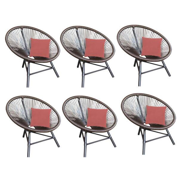 Kit 06 Poltrona Cadeira Suede Rose Gold