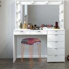 Kit 06 Puffs Banqueta Alta Bita Industrial Pé De Mandala