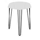 Kit 06 Puffs Banqueta Alta Bita Industrial Sala Penteadeira P