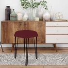 Kit 06 Puffs Banqueta Alta Bita Industrial Sala Penteadeira P