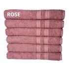 Kit 06 Toalhas De Banho Banhão Felpudas Lisboa 80x150cm 100%