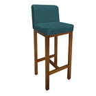 Kit 07 Banqueta Alta Com Encosto Aila Cozinha Balcão Bistrô B