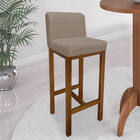 Kit 07 Banqueta Alta Com Encosto Aila Cozinha Balcão Bistrô B