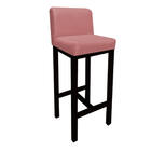 Kit 07 Banqueta Alta Com Encosto Aila Cozinha Balcão Bistrô B