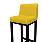 Kit 07 Banqueta Alta Com Encosto Aila Cozinha Balcão Bistrô B