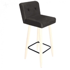 Kit 07 Banqueta Alta Com Encosto Lana Cozinha Balcão Bistrô P