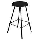 Kit 07 Banqueta Alta Lari Eiffel Preto Preto