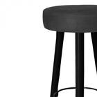 Kit 07 Banqueta Alta Lia Preto Corino Preto