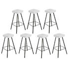 Kit 07 Banqueta Alta Lira Eiffel Industrial Cozinha Bar Balcã