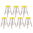 Kit 07 Banqueta Alta Loni Eiffel Industrial Cozinha Bar Balcã