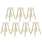 Kit 07 Banqueta Alta Loni Eiffel Industrial Cozinha Bar Balcã