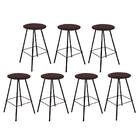 Kit 07 Banqueta Alta Loni Eiffel Industrial Cozinha Bar Balcã