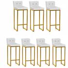 Kit 07 Banqueta Alta Lucca Branco