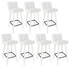 Kit 07 Banqueta Alta Lucy Branco Branco