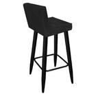 Kit 07 Banqueta Alta Lucy Preto Preto