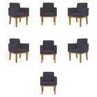 Kit 07 Poltronas Decorativa Reforçada Oferta - Balaqui Decor