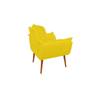 Kit 07 Poltronas Decorativas Opala Retro Consultório Suede Am