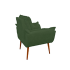 Kit 07 Poltronas Decorativas Opala Retro Consultório Verde