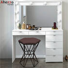 Kit 07 Puff Banqueta Louis Industrial Para Penteadeira Sala H