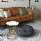 Kit 07 Puff Banqueta Louis Industrial Para Penteadeira Sala H