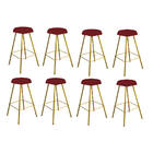 Kit 08 Banqueta Alta Lari Eiffel Hexágono Cozinha Bar Balcão