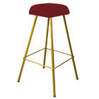 Kit 08 Banqueta Alta Lari Eiffel Hexágono Cozinha Bar Balcão