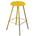 Kit 08 Banqueta Alta Lari Eiffel Hexágono Cozinha Bar Balcão