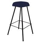 Kit 08 Banqueta Alta Lari Eiffel Preto Azul Marinho