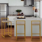 Kit 08 Banqueta Alta Lina Industrial Cozinha Bar Balcão Bistr