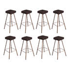 Kit 08 Banqueta Alta Lira Eiffel Industrial Cozinha Bar Balcã