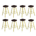 Kit 08 Banqueta Alta Lira Eiffel Industrial Cozinha Bar Balcã