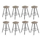 Kit 08 Banqueta Alta Lira Eiffel Industrial Cozinha Bar Balcã