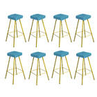 Kit 08 Banqueta Alta Lira Eiffel Industrial Cozinha Bar Balcã