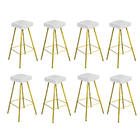 Kit 08 Banqueta Alta Lira Eiffel Industrial Cozinha Bar Balcã