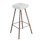 Kit 08 Banqueta Alta Lira Eiffel Industrial Cozinha Bar Balcã