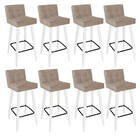 Kit 08 Banqueta Alta Lucy Com Encosto Cozinha Bar Balcão Bist