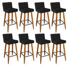Kit 08 Banqueta Alta Lucy Com Encosto Cozinha Bar Balcão Bist
