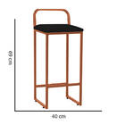 Kit 08 Banqueta Alta Luffi Com Encosto Cozinha Bar Balcão Bis